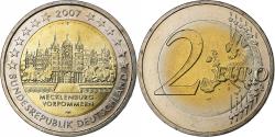 World Coins - Germany, 2 Euro, Mecklenburg-Vorpommern, 2007, Stuttgart, Bi-Metallic,