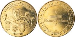 World Coins - France, Token, Touristic token, Coucy - Château n°1, Arts & Culture, 2007