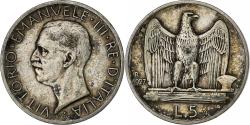 World Coins - Italy, Vittorio Emanuele III, 5 Lire, 1927, Rome, Silver, , KM:67.2
