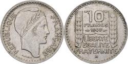 World Coins - France, 10 Francs, Turin, 1948, Beaumont - Le Roger, Copper-nickel,