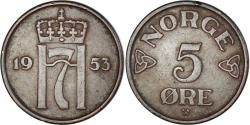 World Coins - Coin, Norway, 5 Öre, 1953