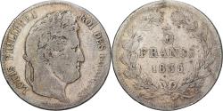 World Coins - France, Louis Philippe I, 5 Francs, 1835, Toulouse, Silver,