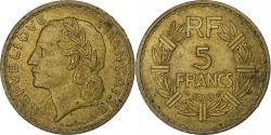World Coins - France, 5 Francs, Lavrillier, 1939, Aluminum-Bronze, , KM:888a.1
