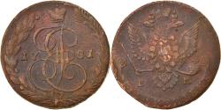 World Coins - Coin, Russia, Catherine II, 5 Kopeks, 1781, Ekaterinbourg, , Copper