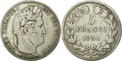 World Coins - Coin, France, Louis-Philippe, 5 Francs, 1834, Nantes, , Silver