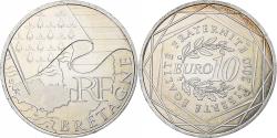 World Coins - France, 10 Euro, Bretagne, 2010, MDP, Silver,