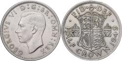 World Coins - Great Britain, George VI, 1/2 Crown, 1949, Copper-nickel, , KM:879