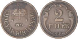World Coins - Coin, Hungary, 2 Filler, 1931