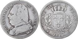 World Coins - Coin, France, Louis XVIII, Louis XVIII, 5 Francs, 1814, Lyon, , Silver