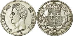 World Coins - Coin, France, Charles X, 5 Francs, 1826, Paris, , Silver, Gadoury:643