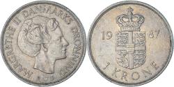 World Coins - Coin, Denmark, Krone, 1987