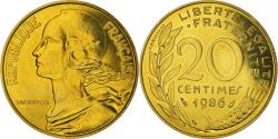 World Coins - Coin, France, Marianne, 20 Centimes, 1986, Paris, , Aluminum-Bronze