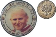 World Coins - Coin, Poland, Zloty, 2005, Jan Paul II Fantasy Coinage.Colorized,