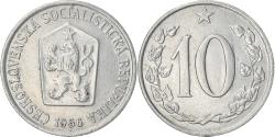 World Coins - Coin, Czechoslovakia, 10 Haleru, 1966, , Aluminum, KM:49.1