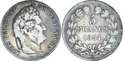 World Coins - Coin, France, Louis-Philippe, 5 Francs, 1834, Lyon, , Silver, KM:749.4