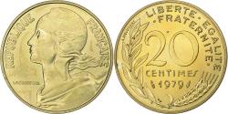 World Coins - France, 20 Centimes, Marianne, 1979, MDP, série FDC, Cupro-Aluminium,