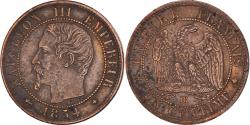 World Coins - Coin, France, Napoleon III, Napoléon III, Centime, 1854, Strasbourg,