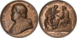 World Coins - Papal States, Medal, Pius IX, Antiqua pietas renovatur, 1862 - Anno XVII