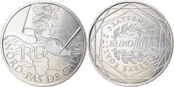 World Coins - France, 10 Euro, Nord-Pas de Calais, 2010, Paris, , Silver, Gadoury:EU399
