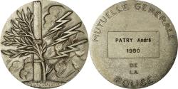 World Coins - France, Medal, Mutuelle Générale de la Police, 1980, Leognany,