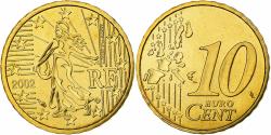 World Coins - France, 10 Euro Cent, 2002, MDP, Série BU, , Nordic gold, KM:1285
