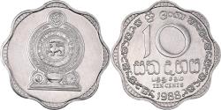 World Coins - Coin, Sri Lanka, 10 Cents, 1988, , Aluminum, KM:140a