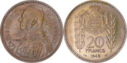 World Coins - Coin, Monaco, Louis II, 20 Francs, 1945, Monnaie de Paris, ESSAI,