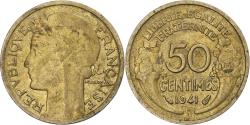 World Coins - Coin, France, Morlon, 50 Centimes, 1941, , Aluminum-Bronze, KM:894.1