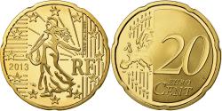 World Coins - France, 20 Euro Cent, 2013, Proof, , Brass, KM:1411