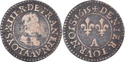 World Coins - Coin, France, Louis XIII, Denier Tournois, 1615, Paris, , Copper