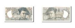 World Coins - Banknote, France, 50 Francs, 50 F 1976-1992 ''Quentin de La Tour'', 1983