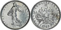 World Coins - Coin, France, Semeuse, 5 Francs, 1969, Paris, , Silver, KM:926