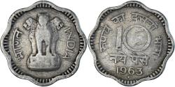 World Coins - Coin, India, 10 Naye Paise, 1963