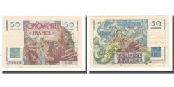 World Coins - France, 50 Francs, Le Verrier, 1946, P. Rousseau and R. Favre-Gilly, 1946-05-02