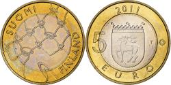 World Coins - Finland, 5 Euro, Åland, 2011, Vantaa, Bi-Metallic, , KM:177