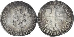World Coins - Coin, France, Henri IV, Douzain aux deux H, 1594, Lyon, 2nd type,