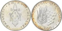 World Coins - Vatican, Paul VI, 500 Lire, 1970 (Anno VIII), Rome, Silver, , KM:123