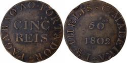 World Coins - Madeira, Token, 50 Reis, 1802, Copper,