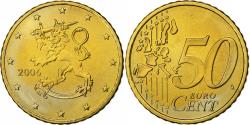 World Coins - Finland, 50 Centimes, 2006, Vantaa, Nordic gold,