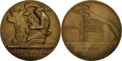 World Coins - France, Medal, Électricité de France et gaz de France, Bronze, Dropsy