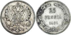 World Coins - Coin, Finland, Nicholas II, 25 Penniä, 1901, Helsinki, , Silver