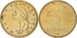World Coins - Coin, Hungary, 5 Forint, 1999, Budapest, , Nickel-brass, KM:694