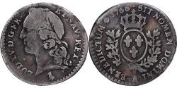 World Coins - France, Louis XV, 1/20 Écu au bandeau (6 sols), 1766, Paris
