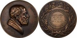 World Coins - France, Medal, Hippocrate, Faculté de Médecine de Bordeaux, 1908, Bronze
