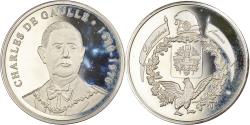 World Coins - France, Medal, Charles De Gaulle, Politics, , Copper Plated Silver