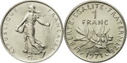 World Coins - Coin, France, Semeuse, Franc, 1971, Paris, , Nickel, KM:925.1, Gadoury:474