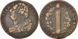World Coins - Coin, France, 2 sols françois, 2 Sols, 1792, Paris, , Bronze