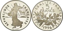 World Coins - Coin, France, Semeuse, 5 Francs, 1996, Paris, BE, , Nickel Clad