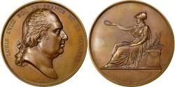 World Coins - France, Medal, Louis XVIII, History, Andrieu, , Copper