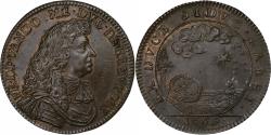 World Coins - France, Token, Galères Royales, François de Vendôme, Duc de Beaufort, 1669
